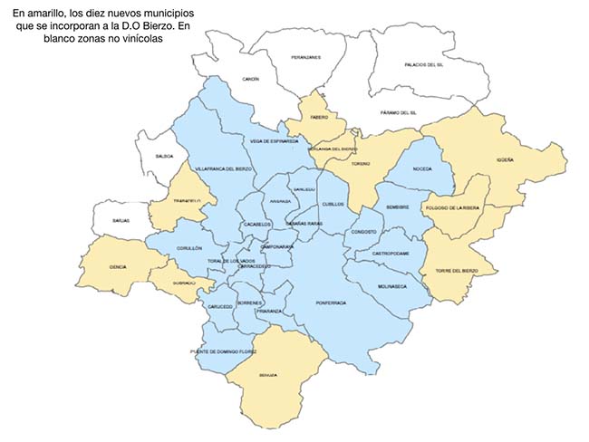 Bierzo-mapa