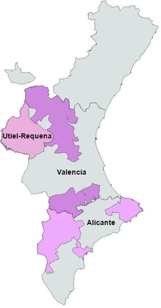 Valencia-mapa