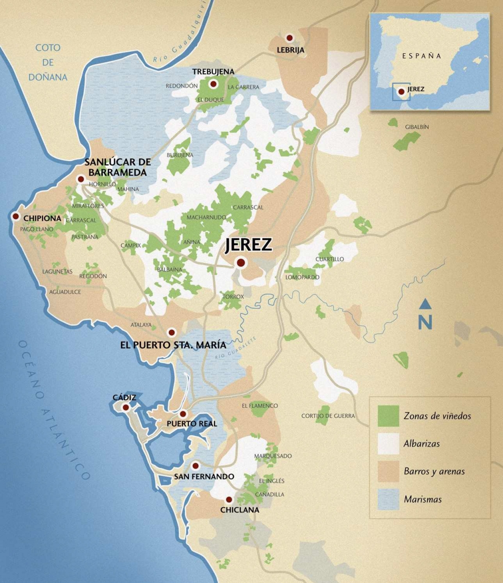 Jerez Mapa