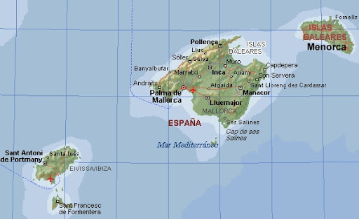 Islas Baleares Mapa