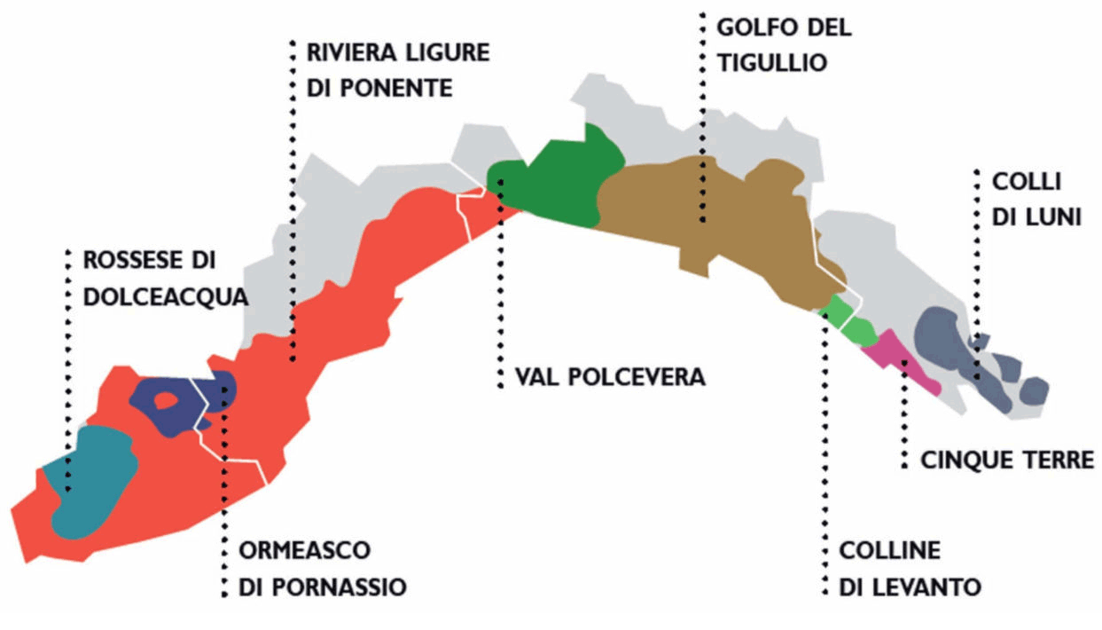 Liguria Mapa
